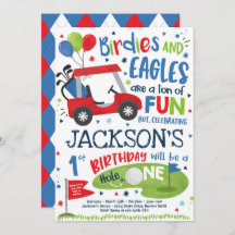 Buraco De Aniversário De Golfe Em Uma Festa De pri