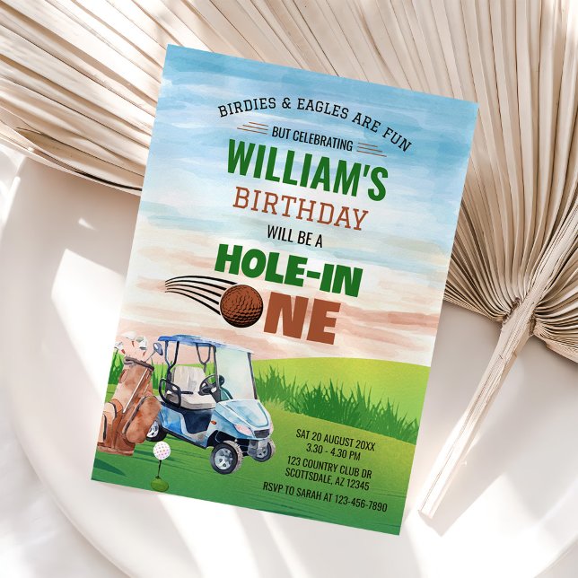 Convite Buraco de Aquarela em Um primeiro aniversario de G (Criador carregado)