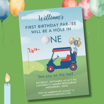 Buraco Em Um primeiro aniversario De Golfe De Carr