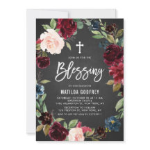 Burgundy Floral Wreath Russo