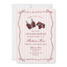 Burgundy Red Lingerie Shower Bridal Lace 