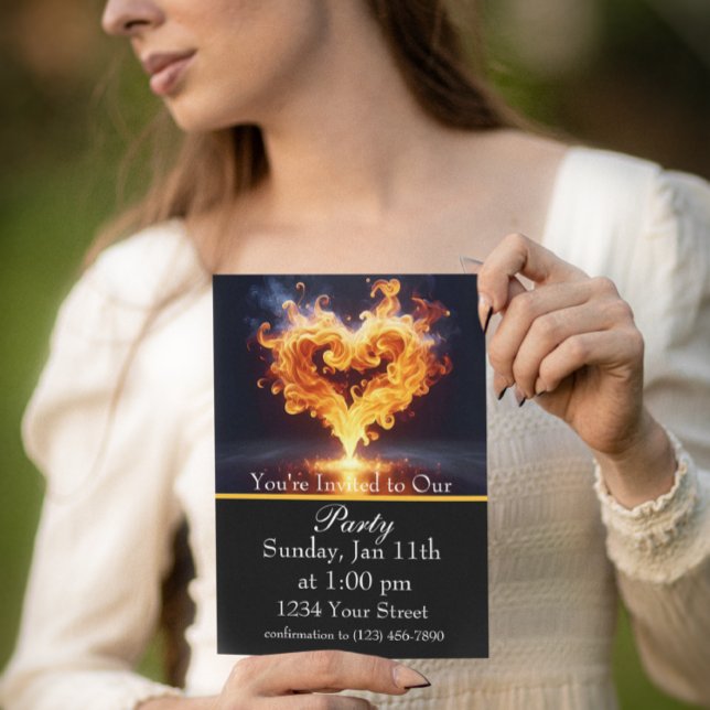 Convite Burning Bright: Celebre Nossa Festa do Fogo! (Criador carregado)