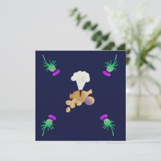 Convite Burns supper