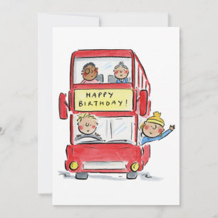 Convite Bus Birthday