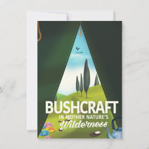 Convite Bushcraft 'Visite a natureza da Mãe' vida selvagem