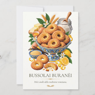 Convite Bussolai Buranèi – Vintage Italian Dessert