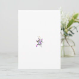 Convite Butterfly Fairy Tattoo Vetor - Vintage Floral Art