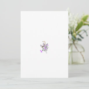 Convite Butterfly Fairy Tattoo Vetor - Vintage Floral Art