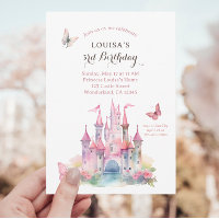 Butterfly Princess Castle Fairytale Birthday