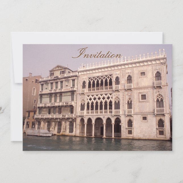 Convite Ca' D'Oro (Frente)