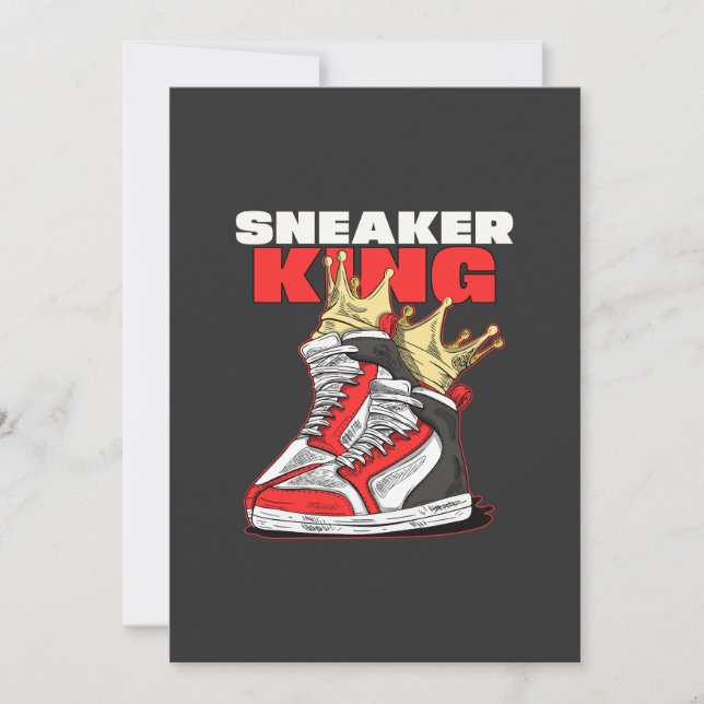 Convite Cabeça de Neaker King Sneaker (Frente)