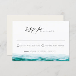 Convite Cabo Mexico Ocean Beach Tropical RSVP Card