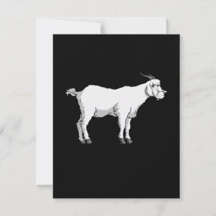 Convite Cabra Usando Máscara Facial Médica