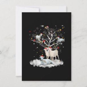 Convite Cabrito De Natal Na Árvore Presente Divertido Para