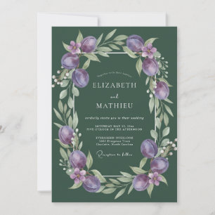 Convite Caça Âmbar Ranunculus Eucalipto Casamento