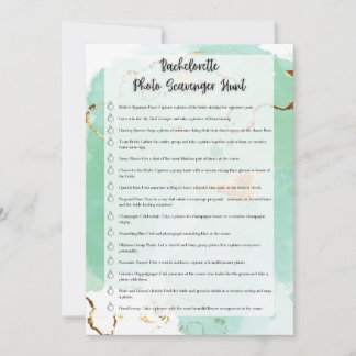 Convite Caça ao Tesouro de Fotos para Despedida de Solteir