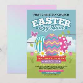Convite Caça aos Ovos de Páscoa