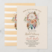 Caçador de sonho de aquarela elegante e flores