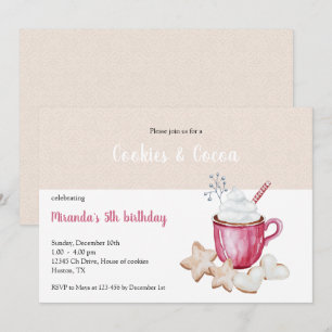 Convite Cacau Quente De Natal E Cookcolor