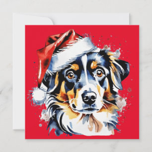 Convite Cachorrinho fofo de Natal