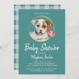 Convite Cachorro Cachorro Cachorro Cachorro Chá de fraldas