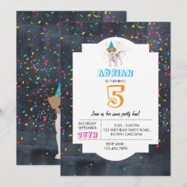 Convite Cachorro Cachorro Festa de Aniversário de criança