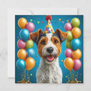 Convite Cachorro de aniversário