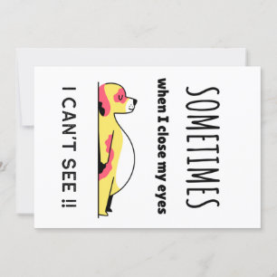 Convite Cachorro engraçado