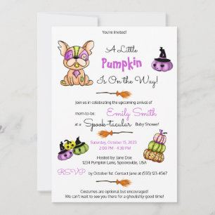 Convite Cachorro Fofinho Adorável, Chá de fraldas de Patch