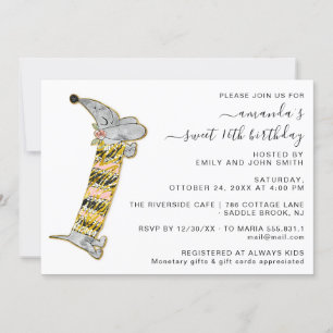 Convite Cachorro Gelado Doce 16º Festa de aniversário Fe