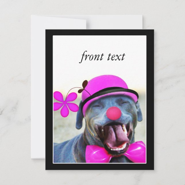 Convite Cachorro Rindo (Frente)