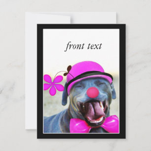 Convite Cachorro Rindo