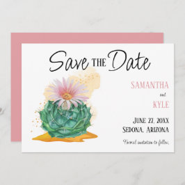 Convite Cactus Wedding Save the Date