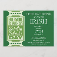 Cada é partido do dia de St Patrick do irlandês