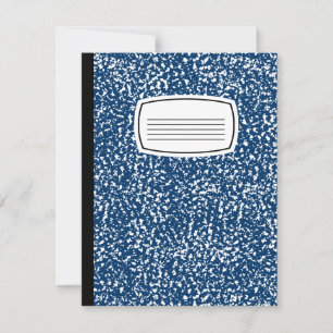 Convite caderno de composição