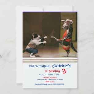 Convite Cães de Karate