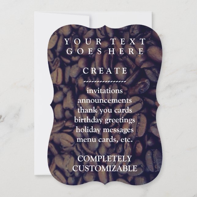 Convite café (Verso)