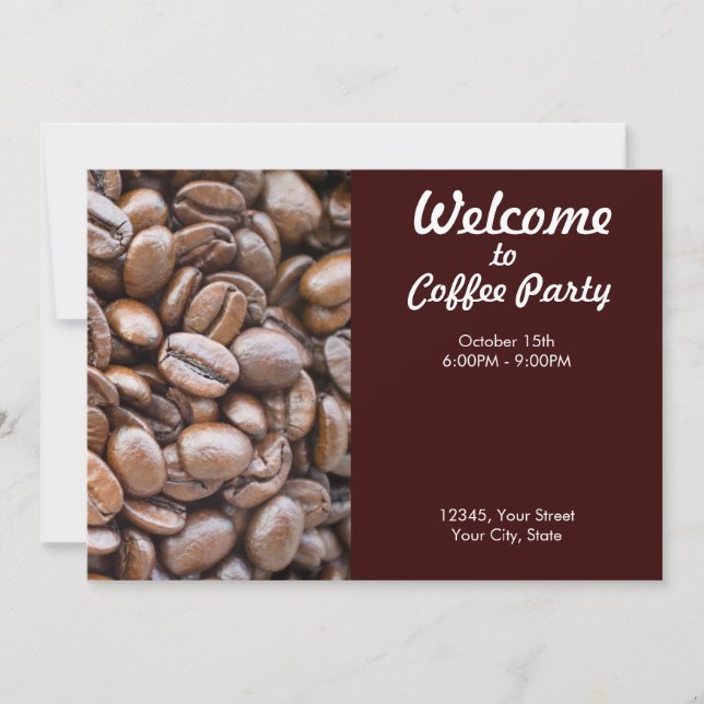 Convite Café (Frente)