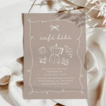 Café Bebe Home Coffee Baby Shower Latte
