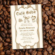 Cafe Bebe Loja de Café Francês Chaveirinho Fofo Ch