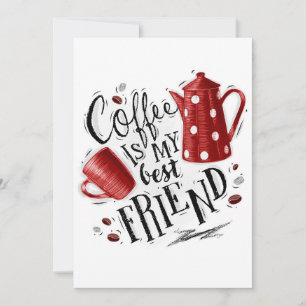 Convite Café Com Sobremesa É Meu Melhor Amigo