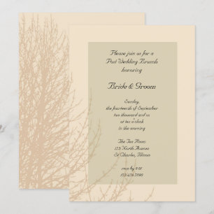 Convite Café da Manhã Pós-Casamento Nature's Branches