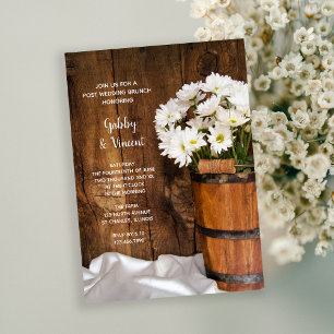 Convite Café da Manhã Pós-Casamento no Bucket of Daisies C
