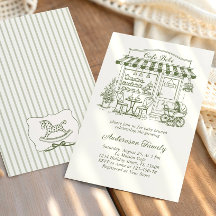 Café da Moda Bebe Loja de Café Chá de Bebê Francês