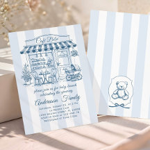 Café da Moda Bebe Loja de Café Chá de Bebê Francês