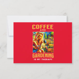 Convite Café e jardinagem é minha terapia