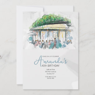 Convite Café Francês