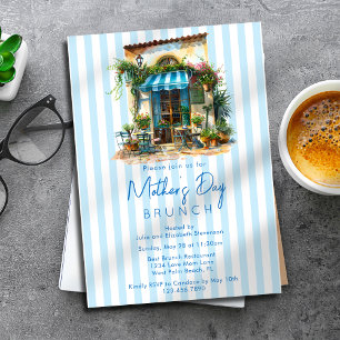 Convite Café Italiano La Dolce Vita Brunch do Dia das Mães