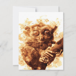 Convite Café Macaco Grande Olhos Art_633c3e6ae98b6de43e0a6