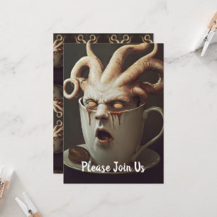 Convite Café Surreal Polvo